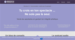 Desktop Screenshot of monsieur-m.fr